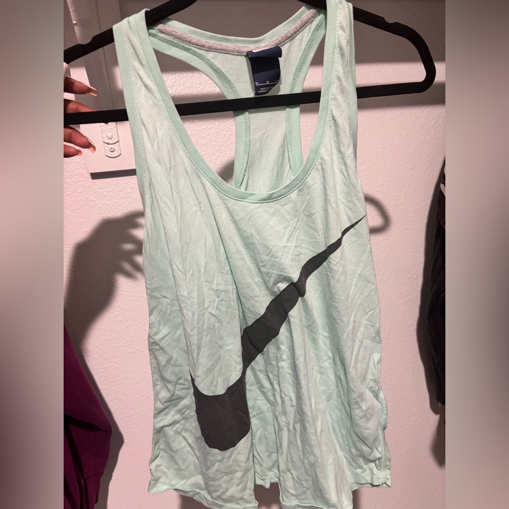Nike Women's Light Green Tank Top